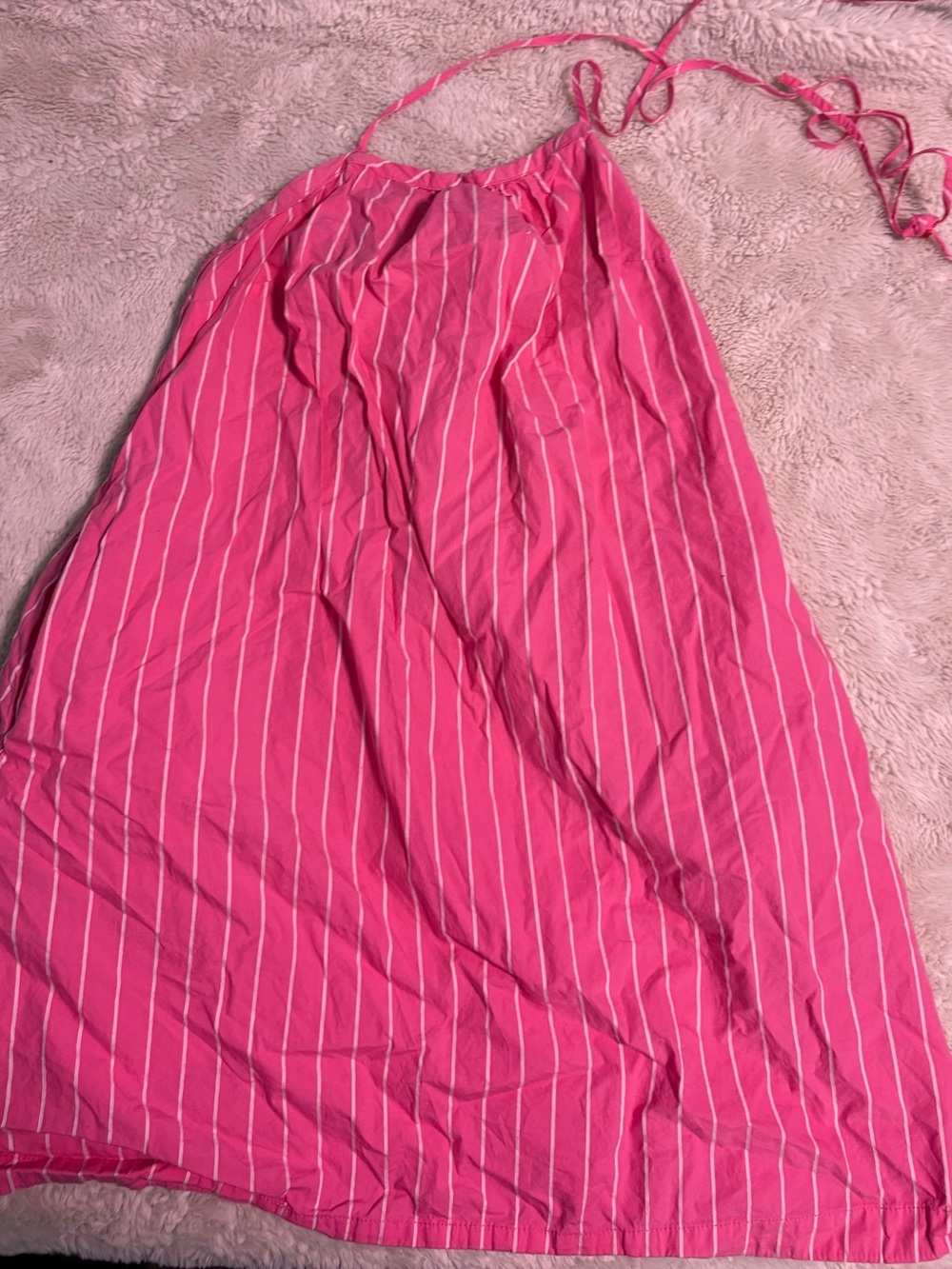 a new day Pink Striped Mini Dress